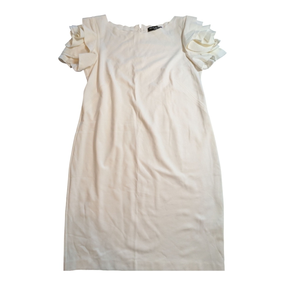 Pietro Brunelli Maternity Dress in Milano Stitch, Size Medium, Ivory White
